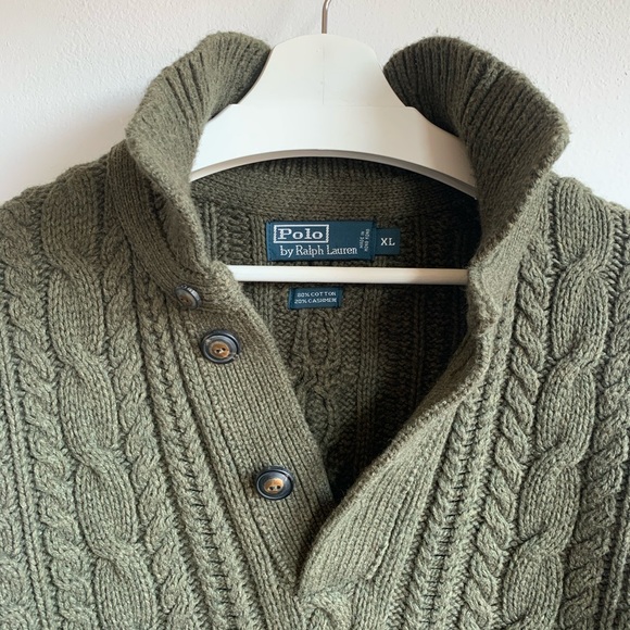 Polo by Ralph Lauren cashmere blend cardigan $115 - Picture 4 of 7